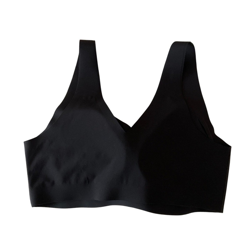 Honeylove SoftForm Bra LWBR0102 Black Wireless V-Neck Comfort Pullover M 36B/C - Picture 3 of 4